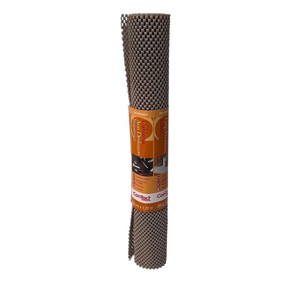 NEW! Con-Tact Brand Non-Adhesive Grip Shelf Liner Roll in Taupe